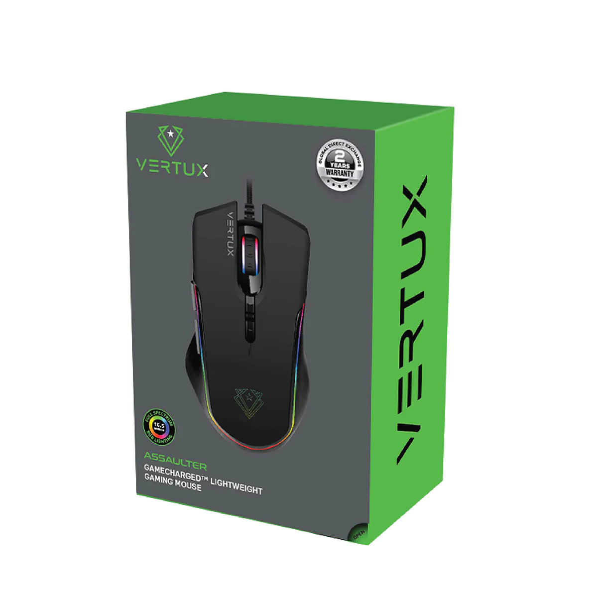 Vertux Assaulter GameCharged™ Lightweight Gaming Mouse Vertux Assaulter GameCharged™ Lightweight Gaming Mouse