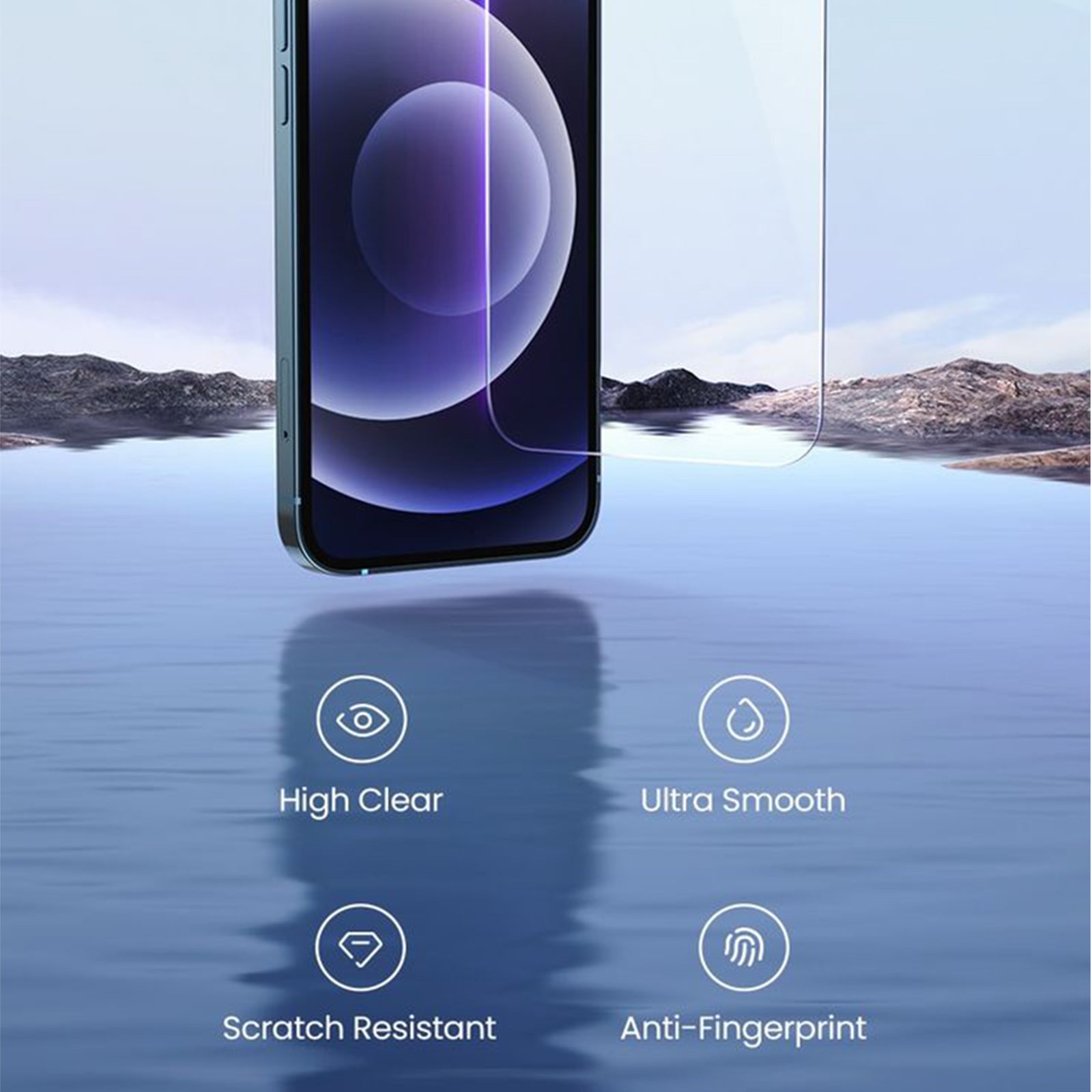 UGREEN Full Coverage HD Tempered Glass Screen Protector with Alignment Tool for iPhone 13/13ProMax - (2 Packs) UGREEN Full Coverage HD Tempered Glass Screen Protector with Alignment Tool for iPhone 13/13ProMax - (2 Packs)