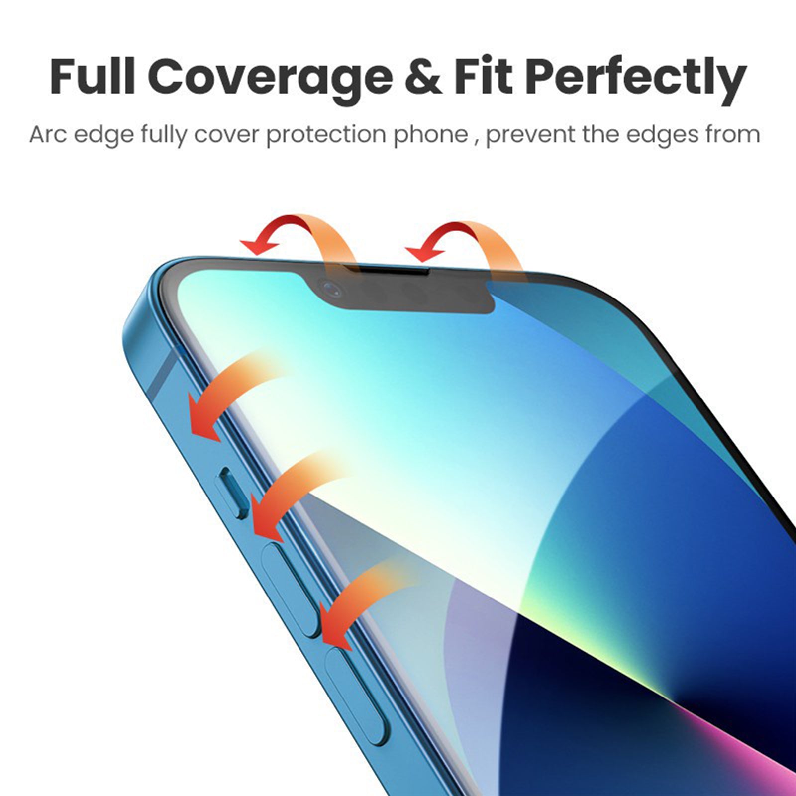 UGREEN Full Coverage HD Tempered Glass Screen Protector with Alignment Tool for iPhone 13/13Pro UGREEN Full Coverage HD Tempered Glass Screen Protector with Alignment Tool for iPhone 13/13Pro