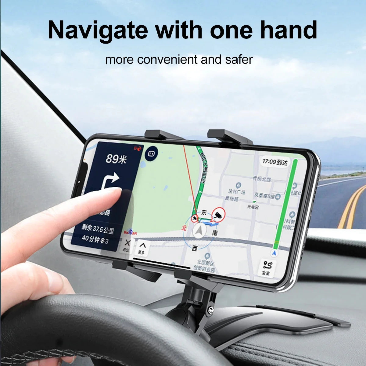 Universal Car Dashboard Phone Holder, 360 Degree Rotation Universal Car Dashboard Phone Holder, 360 Degree Rotation