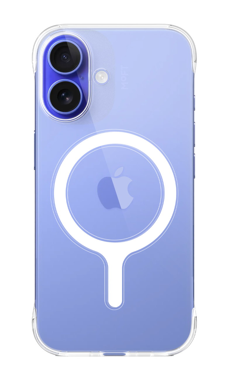 MOFT SNAP CLEAR CASE FOR IPHONE 16 - (LANYARD COMPATIBLE) MOFT SNAP CLEAR CASE FOR IPHONE 16 - (LANYARD COMPATIBLE)