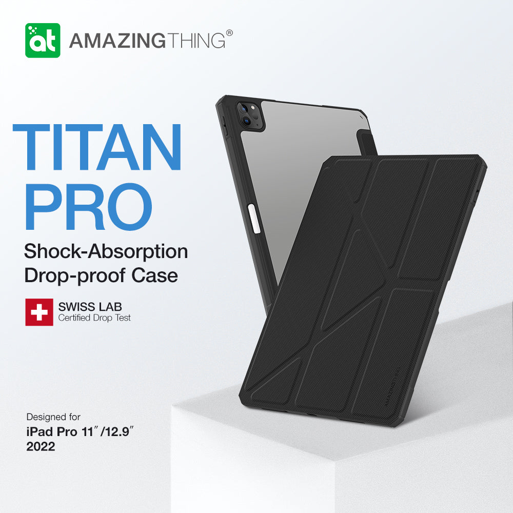 AMAZING THING TITAN PRO FOLIO CASE FOR IPAD PRO 12.9 AMAZING THING TITAN PRO FOLIO CASE FOR IPAD PRO 12.9