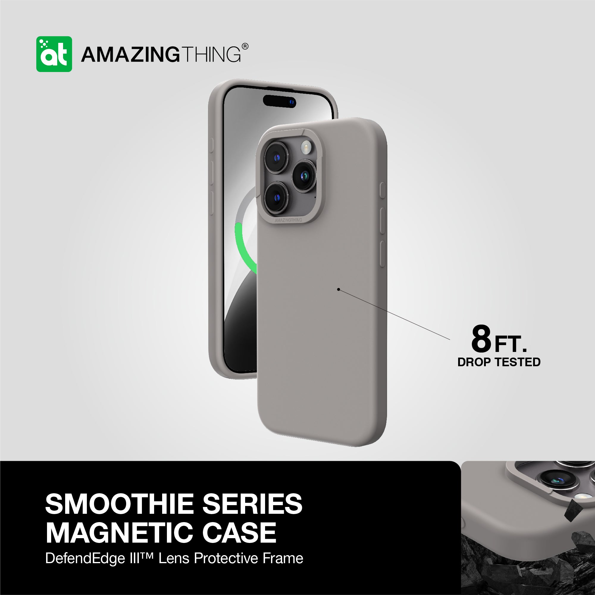 AMAZING THING SMOOTHIE MAGSAFE DROP PROOF CASE FOR IPHONE 15 PRO 2023 AMAZING THING SMOOTHIE MAGSAFE DROP PROOF CASE FOR IPHONE 15 PRO 2023