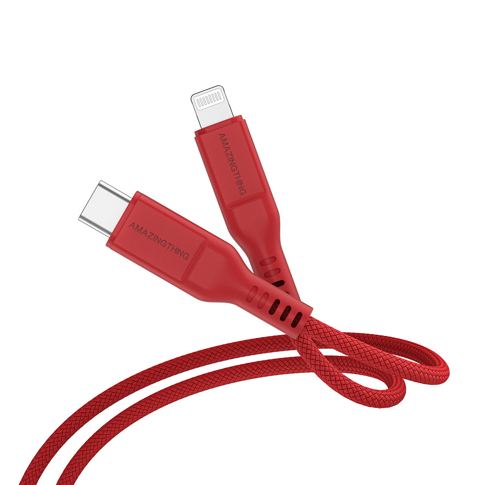 AMAZING THING THUNDER PRO LIGHTNING TO TYPE C 3.2A 30W 1.1M CABLE AMAZING THING THUNDER PRO LIGHTNING TO TYPE C 3.2A 30W 1.1M CABLE