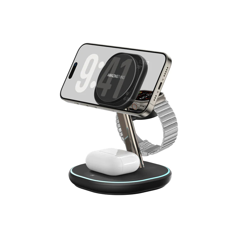 Amazingthing Thunder Pro Mag 3-in-1 Charging Stations With Stand Amazingthing Thunder Pro Mag 3-in-1 Charging Stations With Stand