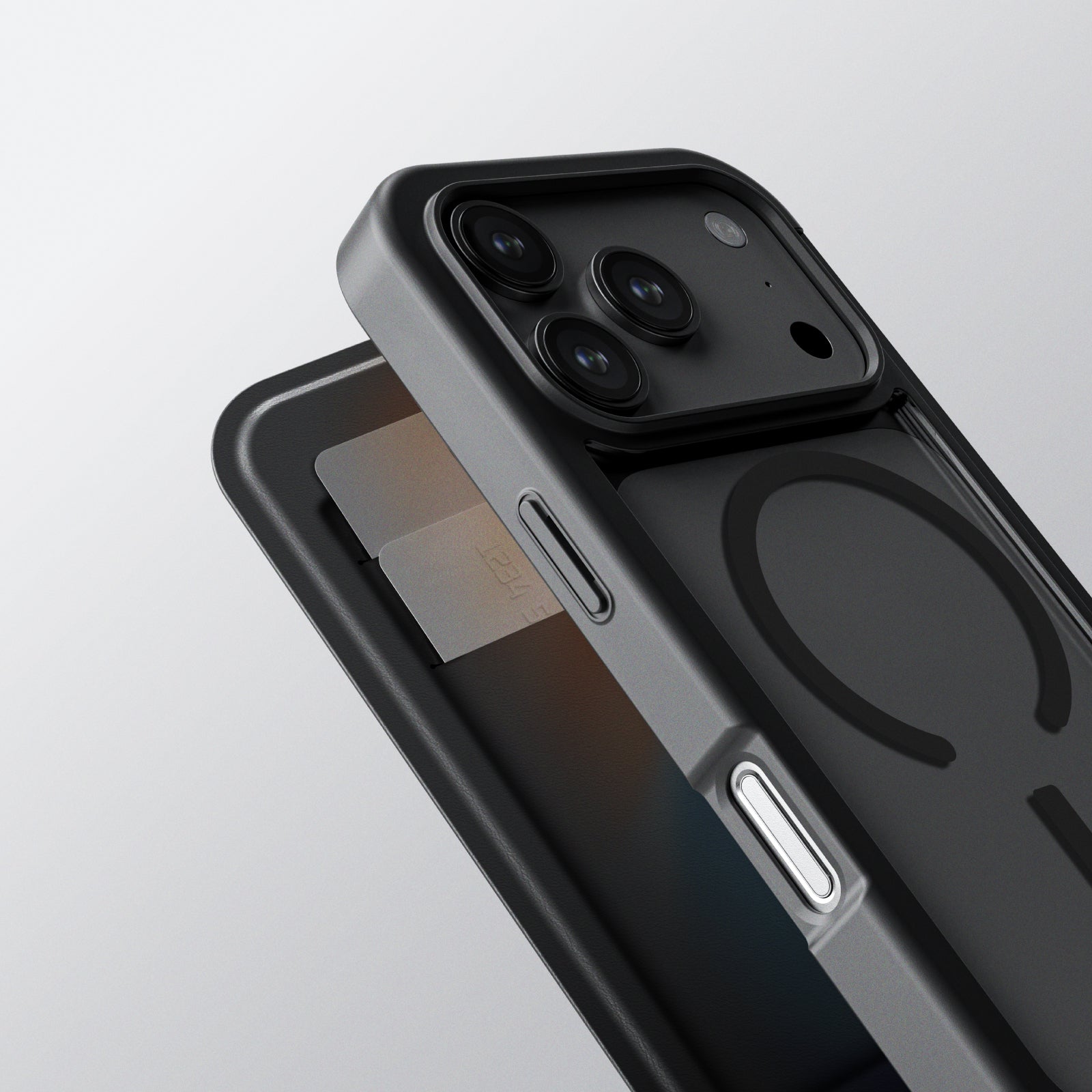 Amazingthing Glamour Folio Magsafe Drop Proof Case for Iphone 17 Pro Max - Black Amazingthing Glamour Folio Magsafe Drop Proof Case for Iphone 17 Pro Max - Black