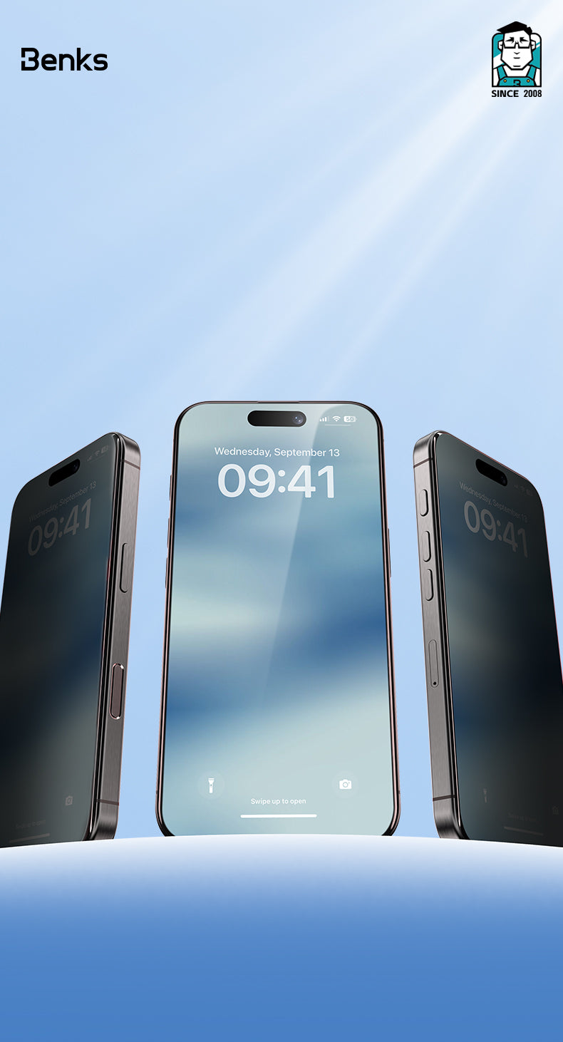 Benks Ultra Shield Privacy Screen Protector iP16/15/14 Pro Benks Ultra Shield Privacy Screen Protector iP16/15/14 Pro