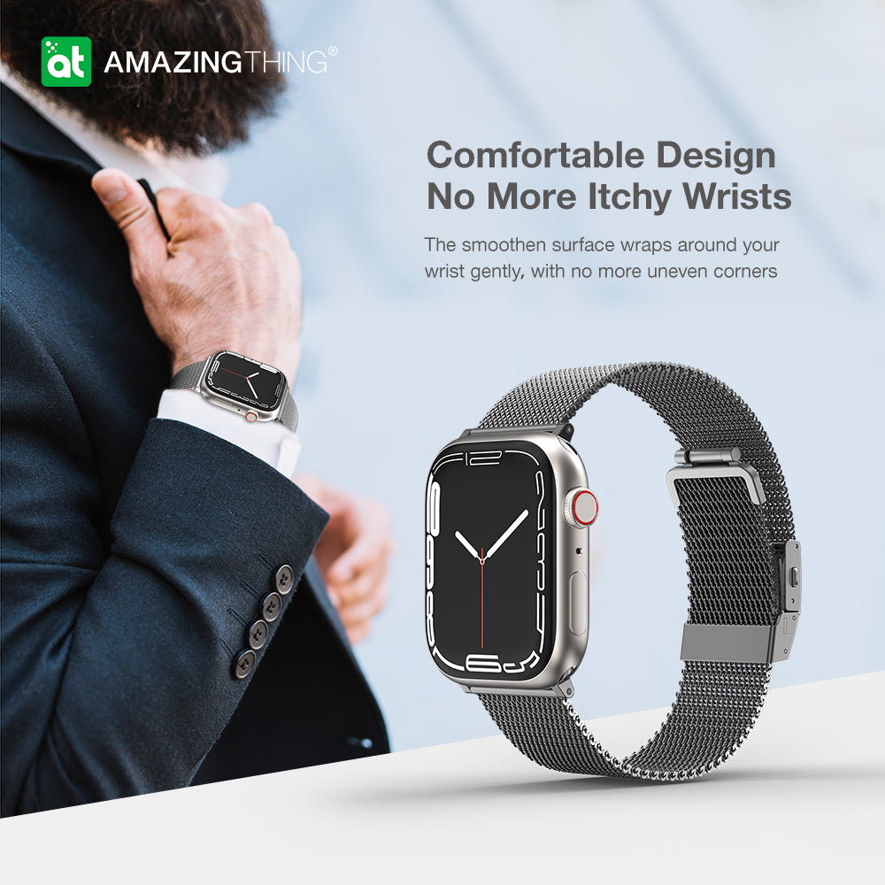 AMAZING THING TITAN METAL BAND FOR APPLE WATCH 49/45/44/42MM BLACK AMAZING THING TITAN METAL BAND FOR APPLE WATCH 49/45/44/42MM BLACK