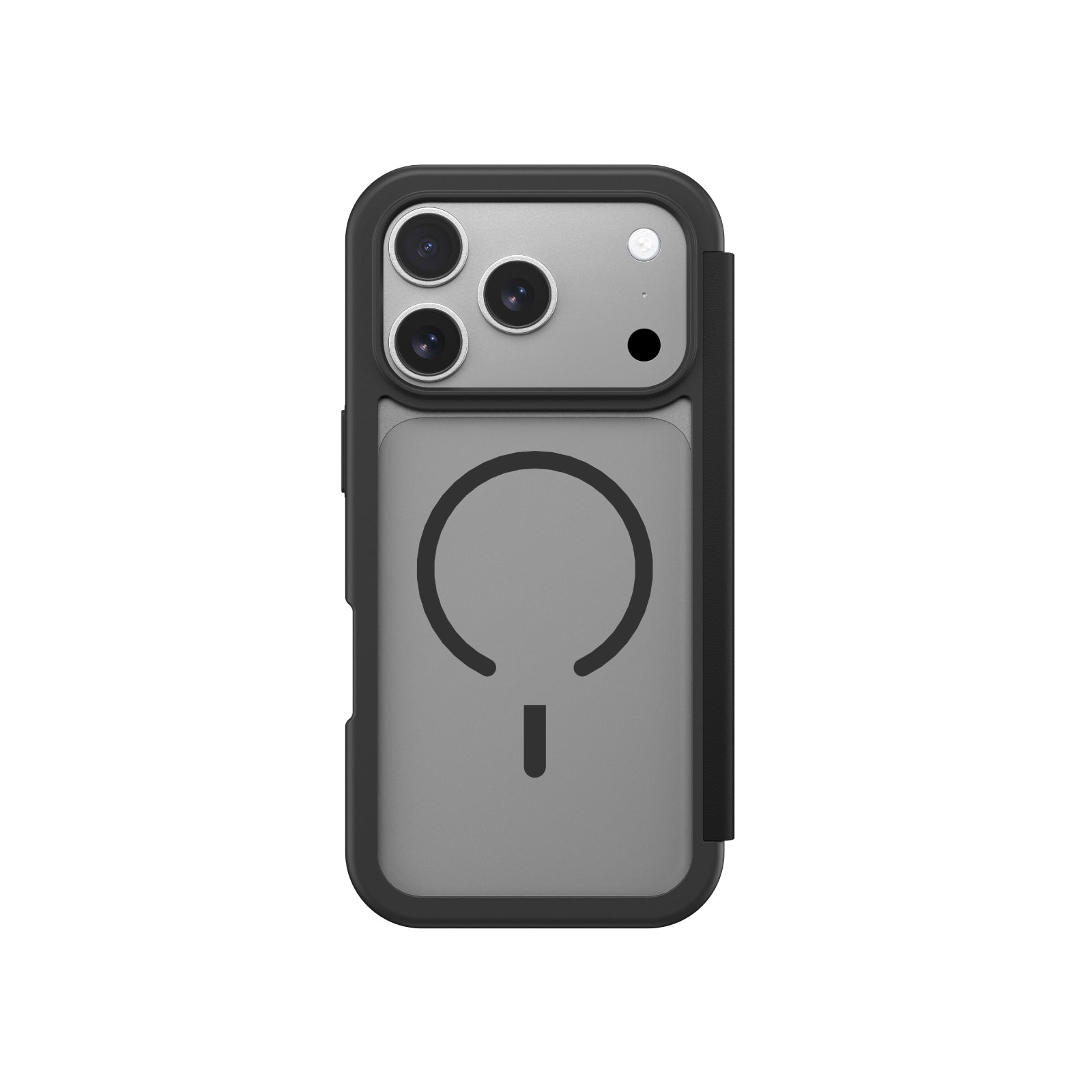 Amazingthing Glamour Folio Magsafe Drop Proof Case for Iphone 17 Pro Max - Black Amazingthing Glamour Folio Magsafe Drop Proof Case for Iphone 17 Pro Max - Black