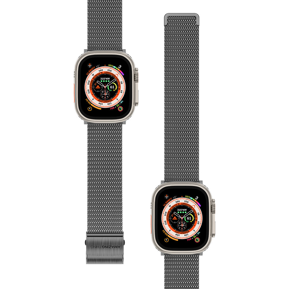 AMAZING THING TITAN METAL BAND FOR APPLE WATCH 49/45/44/42MM BLACK AMAZING THING TITAN METAL BAND FOR APPLE WATCH 49/45/44/42MM BLACK
