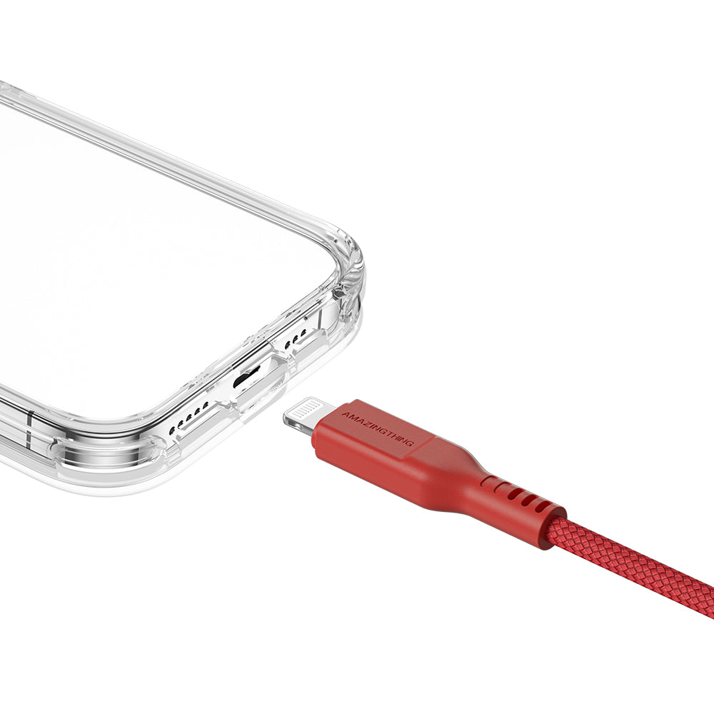 AMAZING THING THUNDER PRO LIGHTNING TO TYPE C 3.2A 30W 1.1M CABLE AMAZING THING THUNDER PRO LIGHTNING TO TYPE C 3.2A 30W 1.1M CABLE