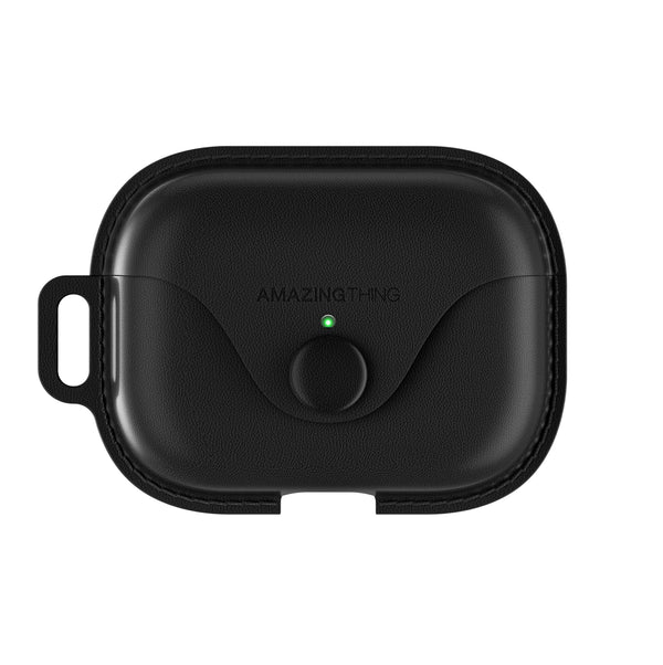 Marsix Pro Leatherette Case Airpod Pro/ Pro2 Black