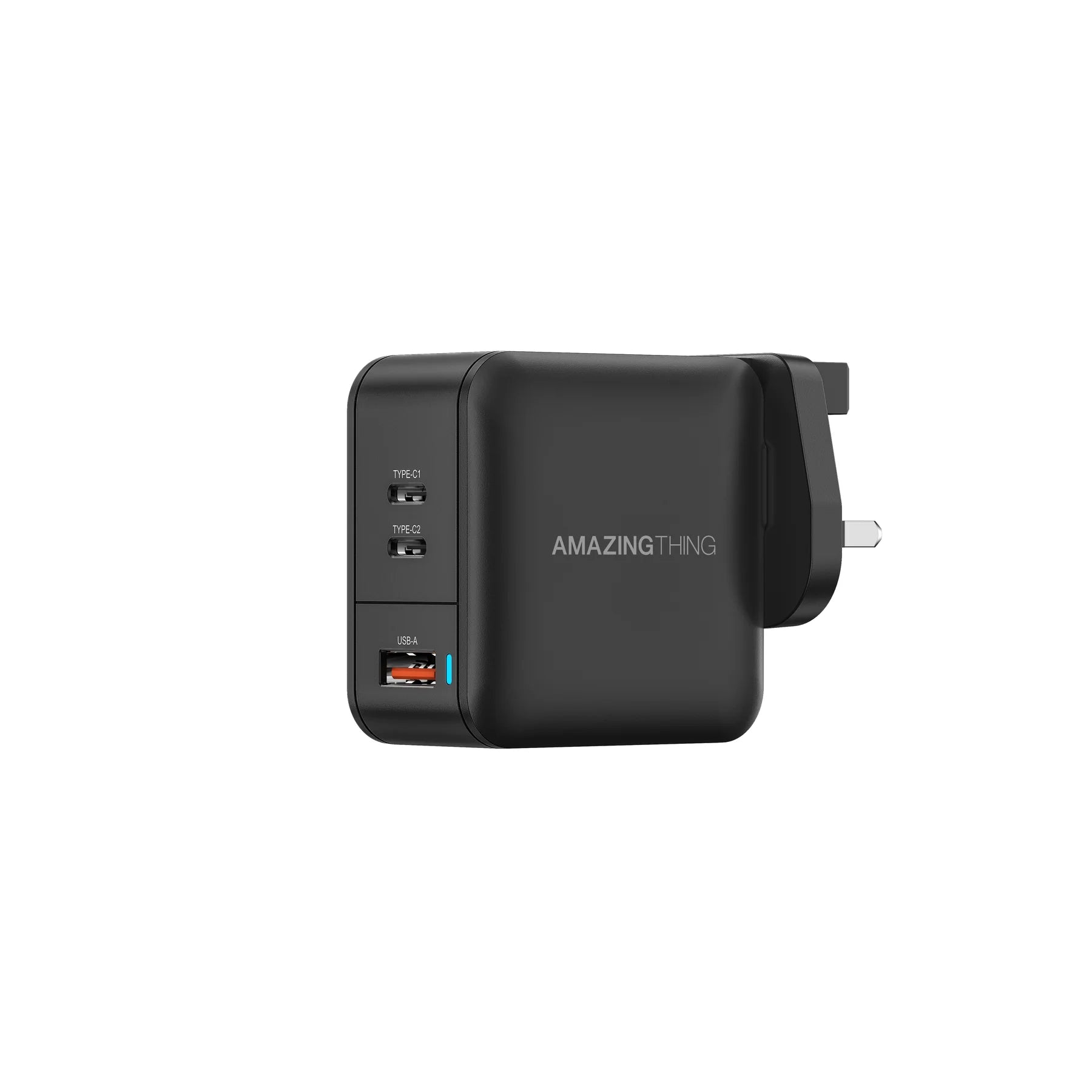 AMAZING THING THUNDER PRO GAN 66W 2C1A WALL CHARGER BLACK AMAZING THING THUNDER PRO GAN 66W 2C1A WALL CHARGER BLACK