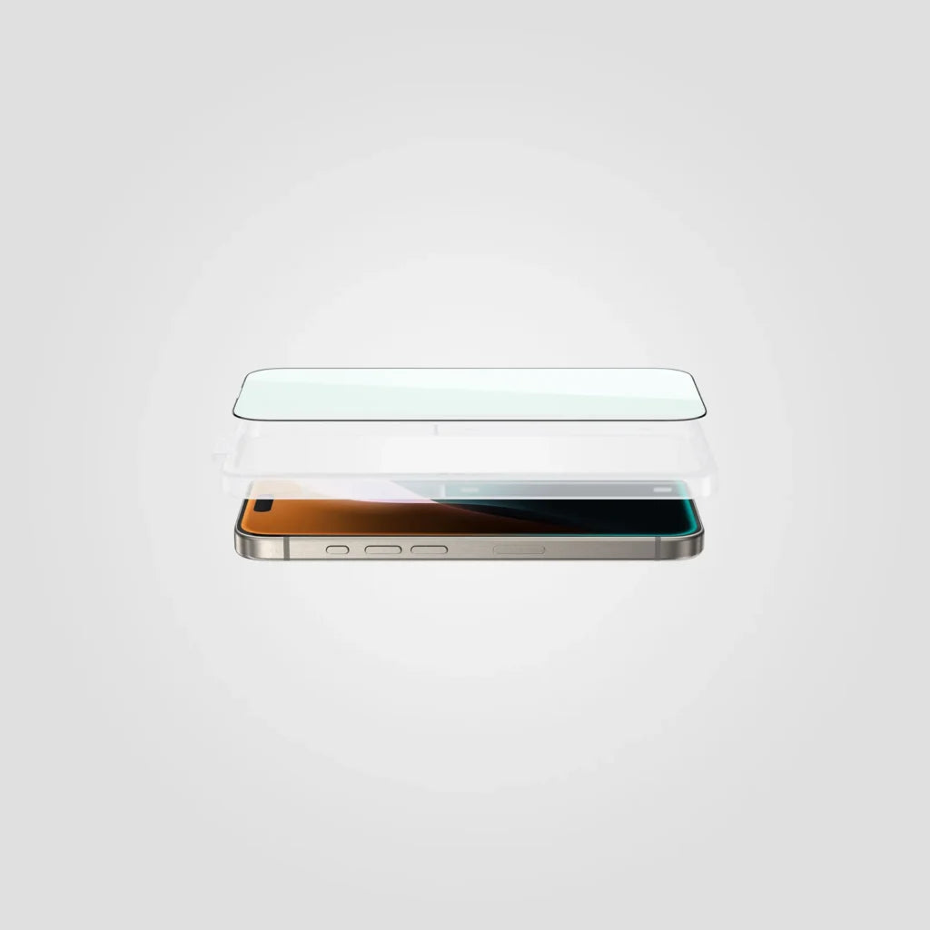 Amazingthing Iphone 16 Pro 6.3 2.75d Fully Covered Dust Filter Titan Glass Clear