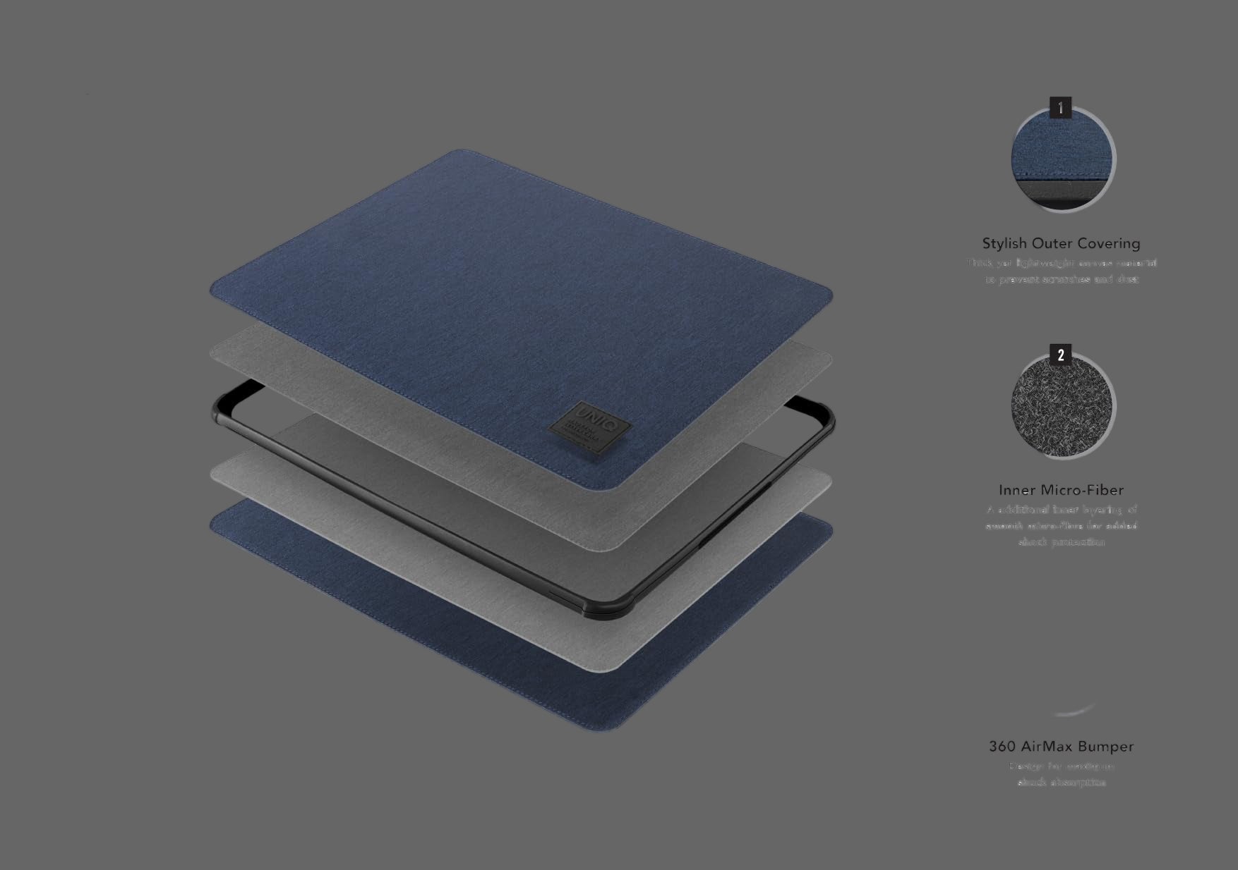 Uniq dFender Tough Laptop Sleeve (Up to 11.6 Inche) Uniq dFender Tough Laptop Sleeve (Up to 11.6 Inche)