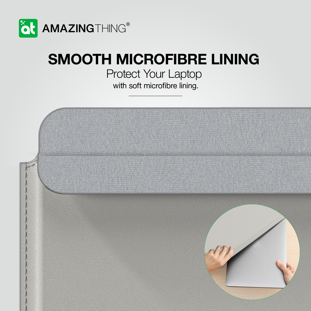 Amazingthing Matte Pro Mag Sleeve With Stand for Macbook Pro 13/14 Amazingthing Matte Pro Mag Sleeve With Stand for Macbook Pro 13/14