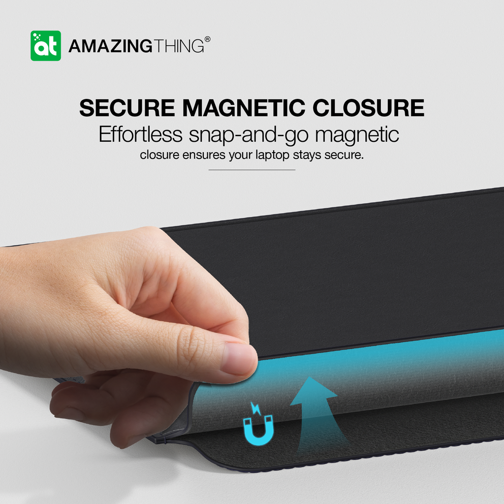 Amazingthing Matte Pro Mag Sleeve With Stand for Macbook Pro 13/14 Amazingthing Matte Pro Mag Sleeve With Stand for Macbook Pro 13/14