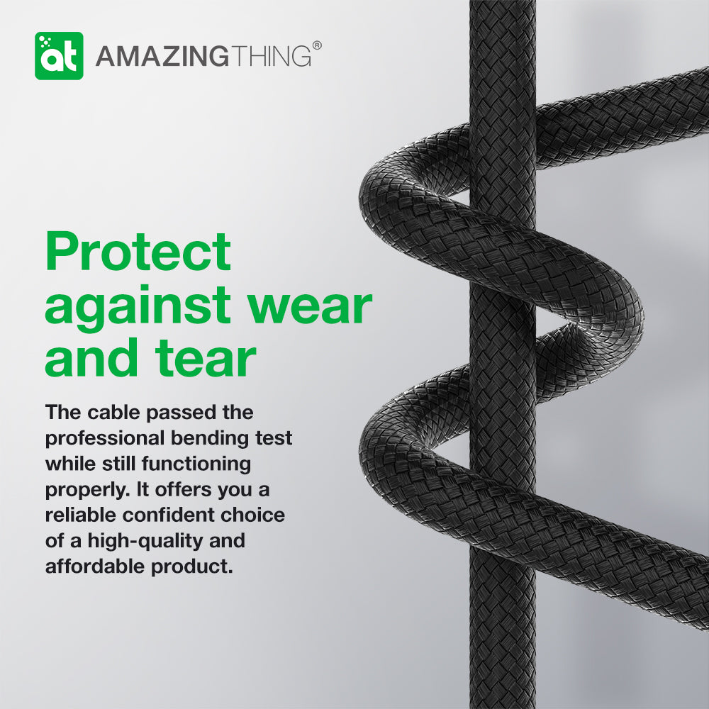 AMAZINGTHING THUNDER PRO USB-A TO LIGHTNING 3.2A 1.1M CABLE AMAZINGTHING THUNDER PRO USB-A TO LIGHTNING 3.2A 1.1M CABLE