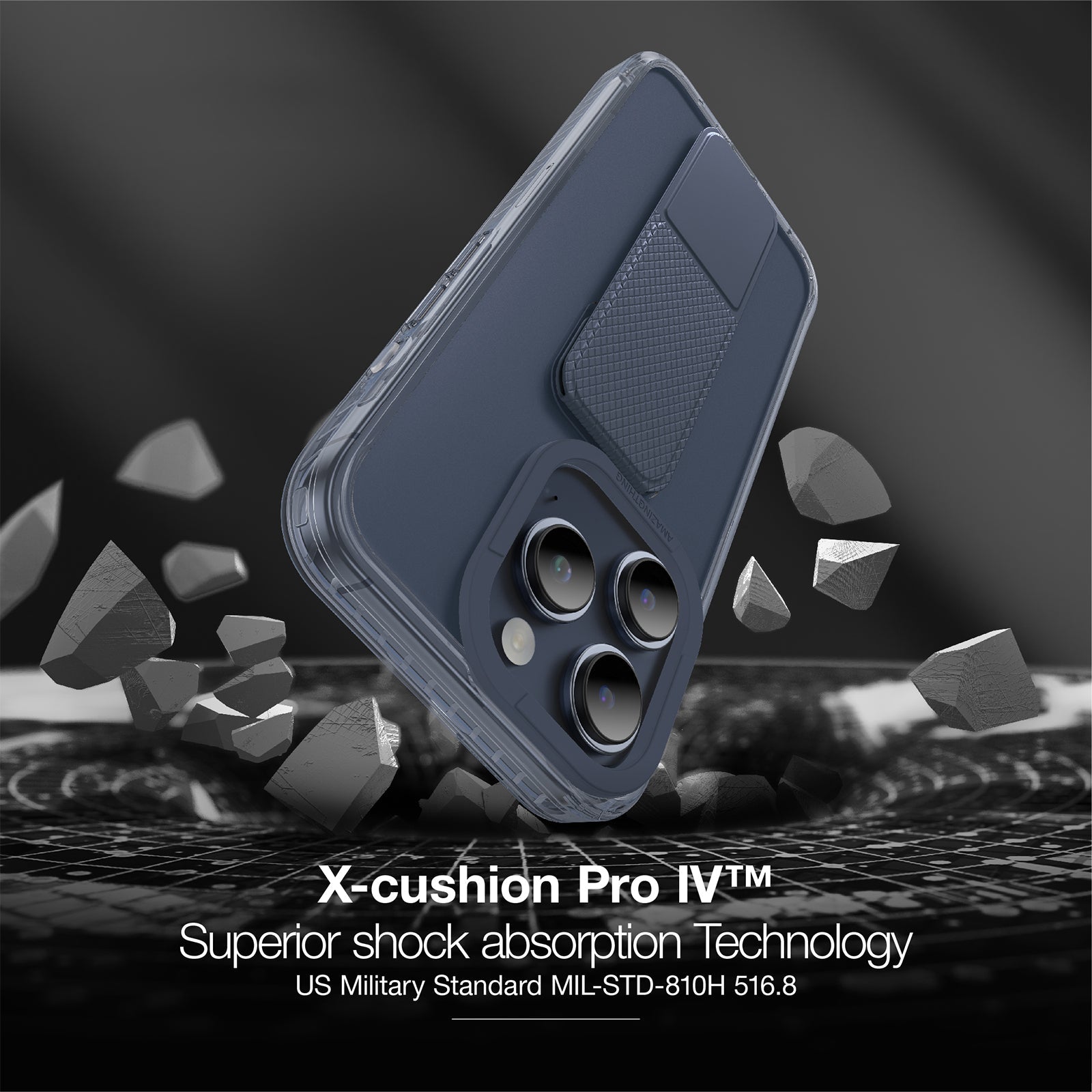 AMAZING THING TITAN PRO HOLDER DROP PROOF CASE FOR IPHONE 15 6.1 PRO 2023 AMAZING THING TITAN PRO HOLDER DROP PROOF CASE FOR IPHONE 15 6.1 PRO 2023