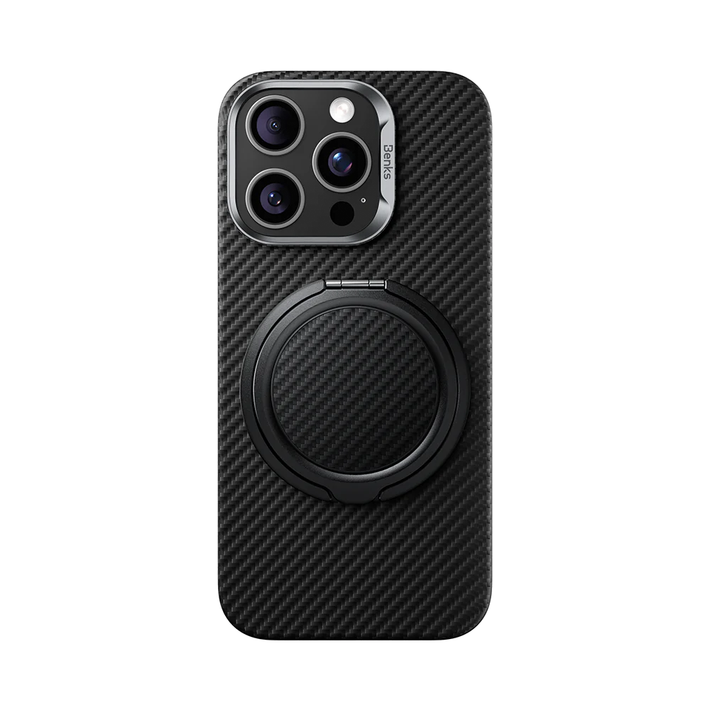 Benks ArmorPop Phone Grip & Stand Carbon Fiber Benks ArmorPop Phone Grip & Stand Carbon Fiber