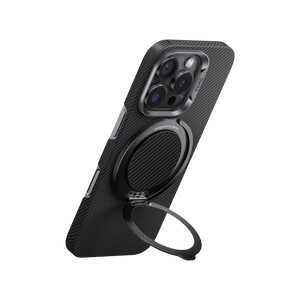 Benks ArmorPop Phone Grip & Stand Carbon Fiber