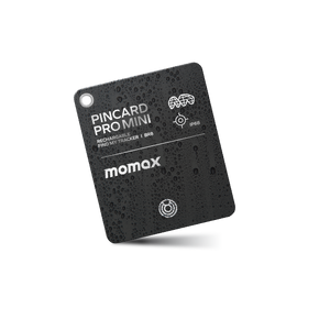 MOMAX PINCARD MINI FINDMY GPS TRACKER WITH WIRELESS CHARGING - ALAMAT