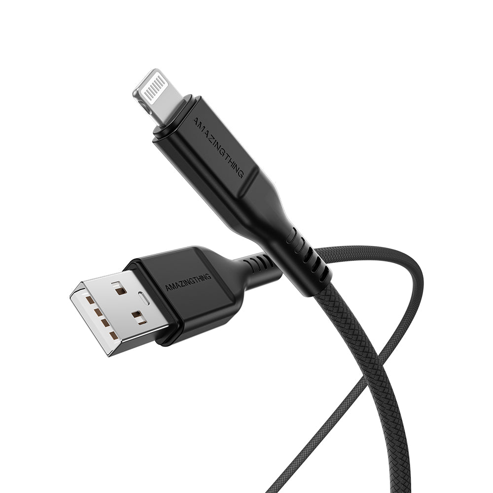 AMAZINGTHING THUNDER PRO USB-A TO LIGHTNING 3.2A 1.1M CABLE AMAZINGTHING THUNDER PRO USB-A TO LIGHTNING 3.2A 1.1M CABLE