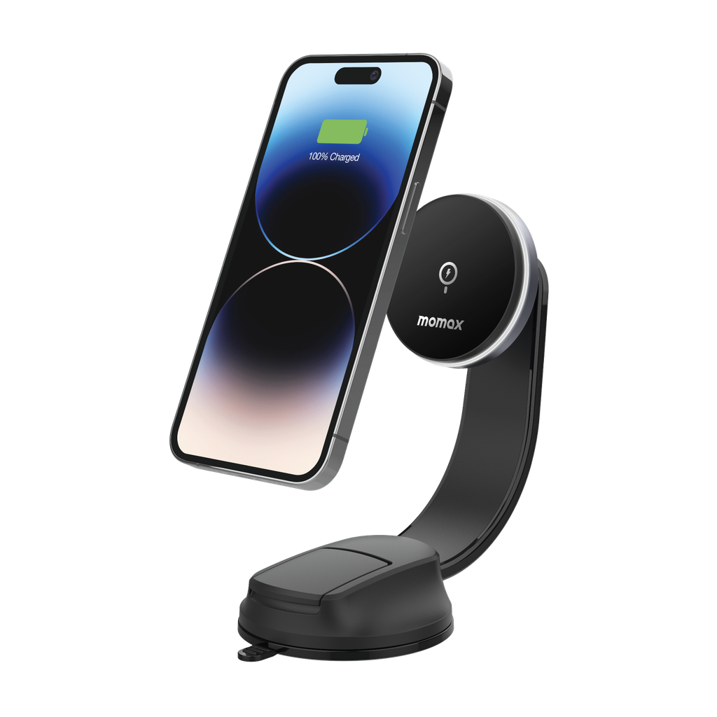 MOMAX Q.MAG MOUNT 5 15W MAGNETIC WIRELESS CHARGING CAR MOUNT (SUCTION CUP MOUNT) MOMAX Q.MAG MOUNT 5 15W MAGNETIC WIRELESS CHARGING CAR MOUNT (SUCTION CUP MOUNT)