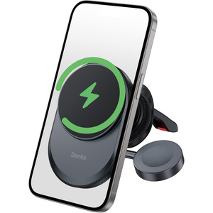 Benks Infinity 2-in-1 Wireless Car Charger - ALAMAT