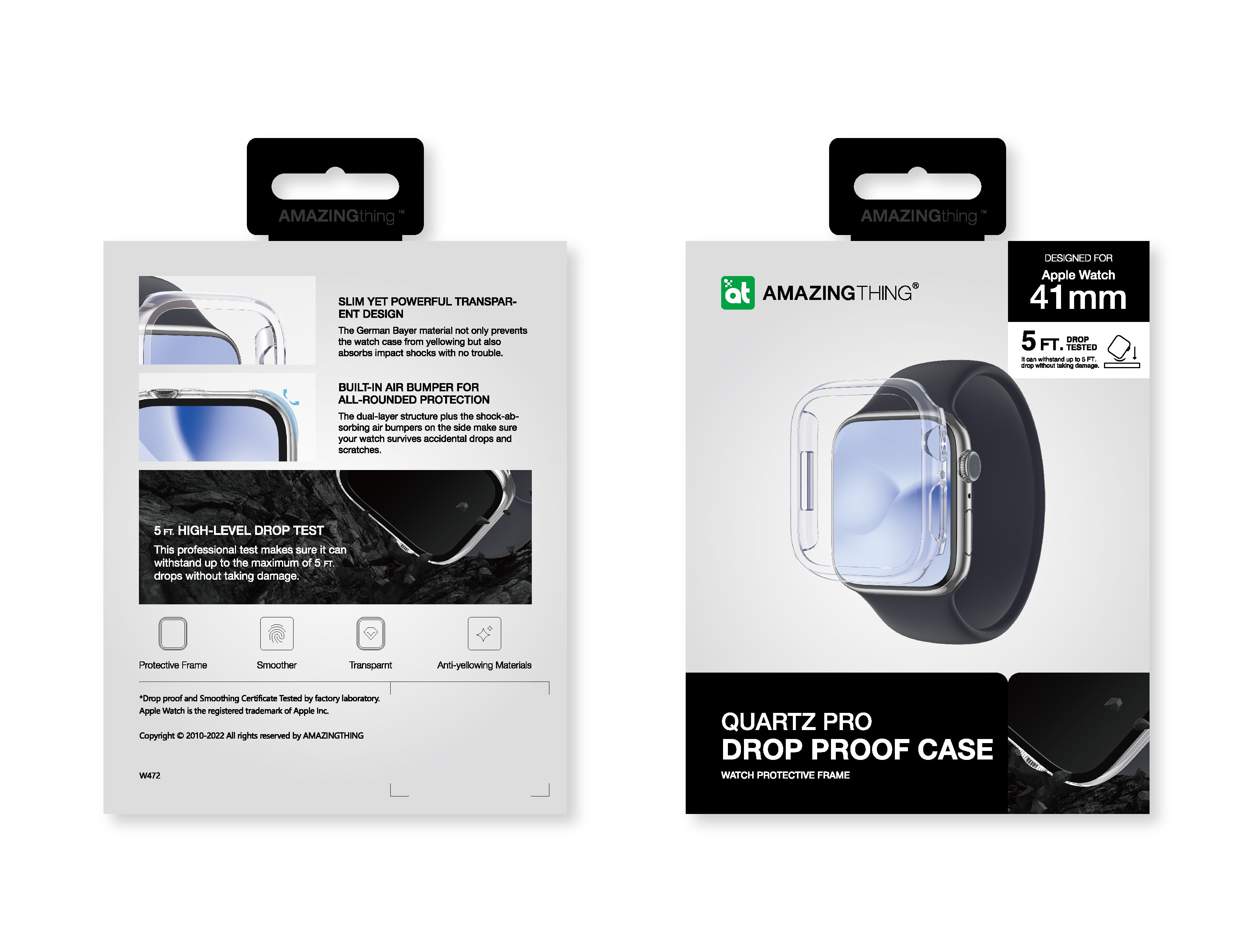 AMAZING THING APPLE WATCH SERIES 8 QUARTZ PRO BUMPER 41/45MM AMAZING THING APPLE WATCH SERIES 8 QUARTZ PRO BUMPER 41/45MM