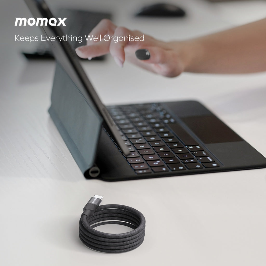 Momax Mag Link 66w Usb-a to Usb-c Magnetic Cable 1m Momax Mag Link 66w Usb-a to Usb-c Magnetic Cable 1m