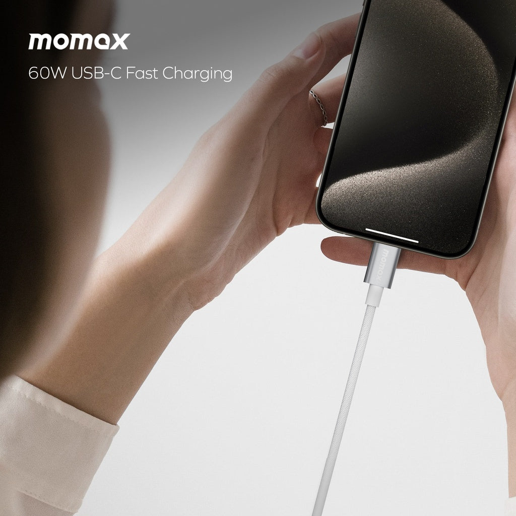MOMAX ELITE 60W USB-C TO USB-C CABLE 1.5M MOMAX ELITE 60W USB-C TO USB-C CABLE 1.5M