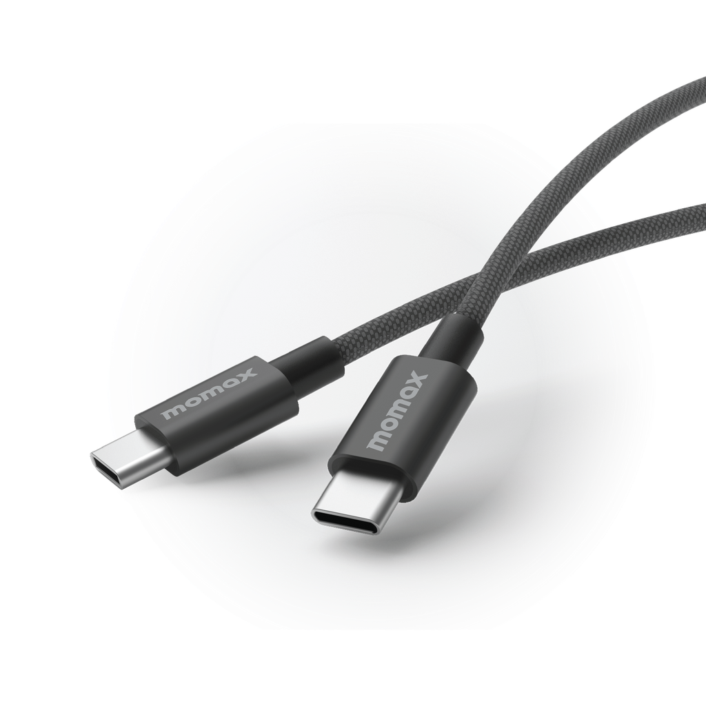 MOMAX ELITE 60W USB-C TO USB-C CABLE 1.5M MOMAX ELITE 60W USB-C TO USB-C CABLE 1.5M