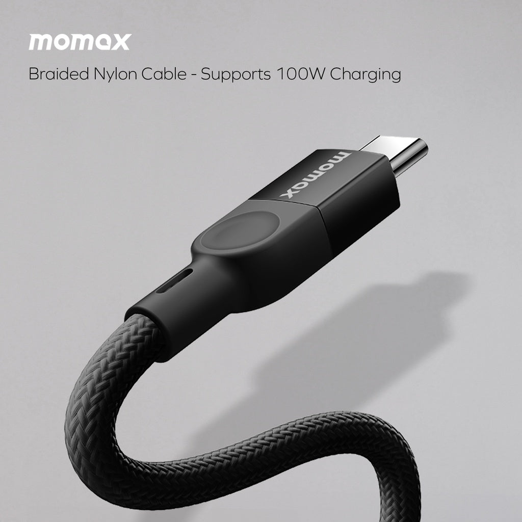 MOMAX ELITE MAG LINK 100W USB-C TO USB-C MAGNETIC CABLE 1M MOMAX ELITE MAG LINK 100W USB-C TO USB-C MAGNETIC CABLE 1M