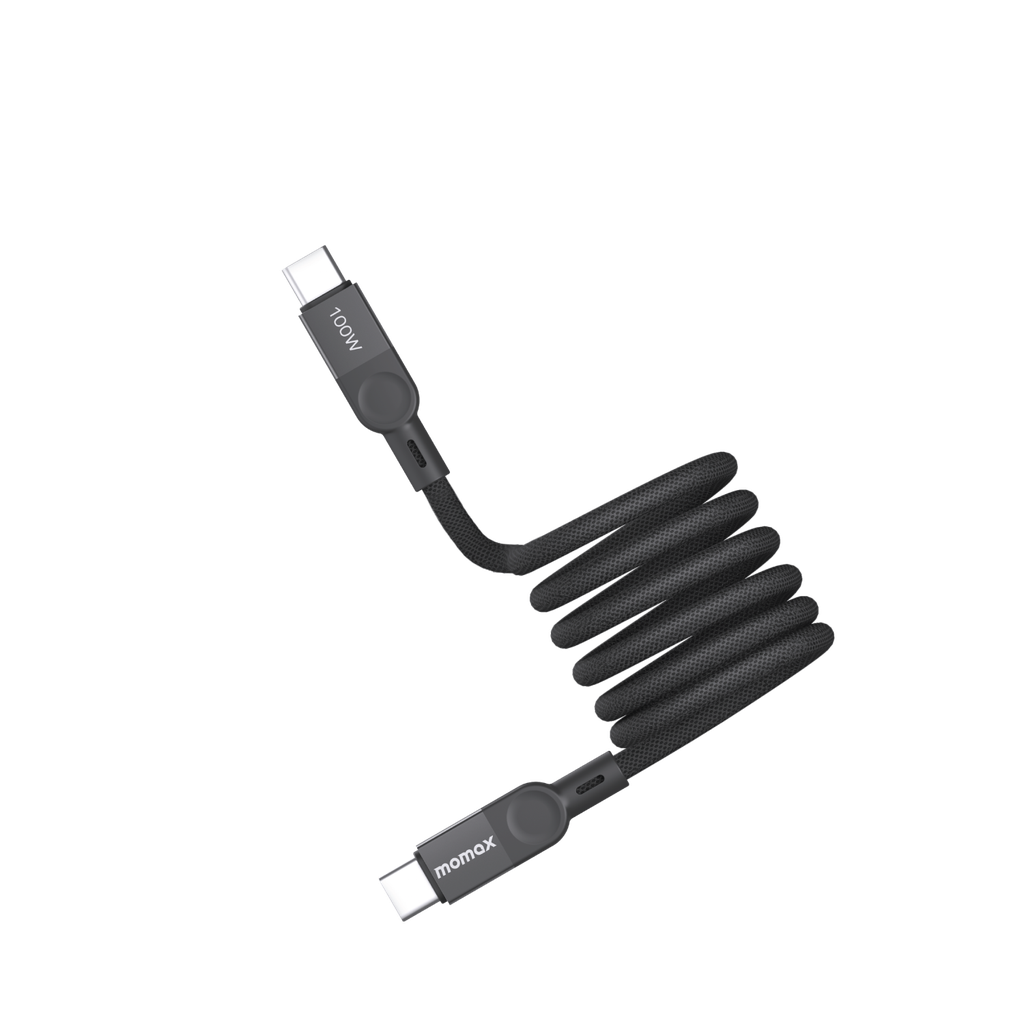 MOMAX ELITE MAG LINK 100W USB-C TO USB-C MAGNETIC CABLE 1M MOMAX ELITE MAG LINK 100W USB-C TO USB-C MAGNETIC CABLE 1M