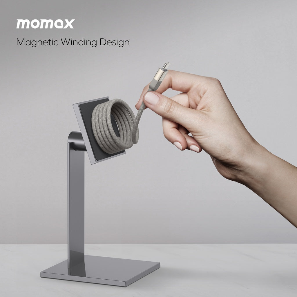 MOMAX ELITE MAG LINK 100W USB-C TO USB-C MAGNETIC CABLE 1M MOMAX ELITE MAG LINK 100W USB-C TO USB-C MAGNETIC CABLE 1M