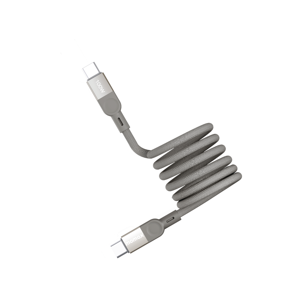 MOMAX ELITE MAG LINK 100W USB-C TO USB-C MAGNETIC CABLE 2M MOMAX ELITE MAG LINK 100W USB-C TO USB-C MAGNETIC CABLE 2M