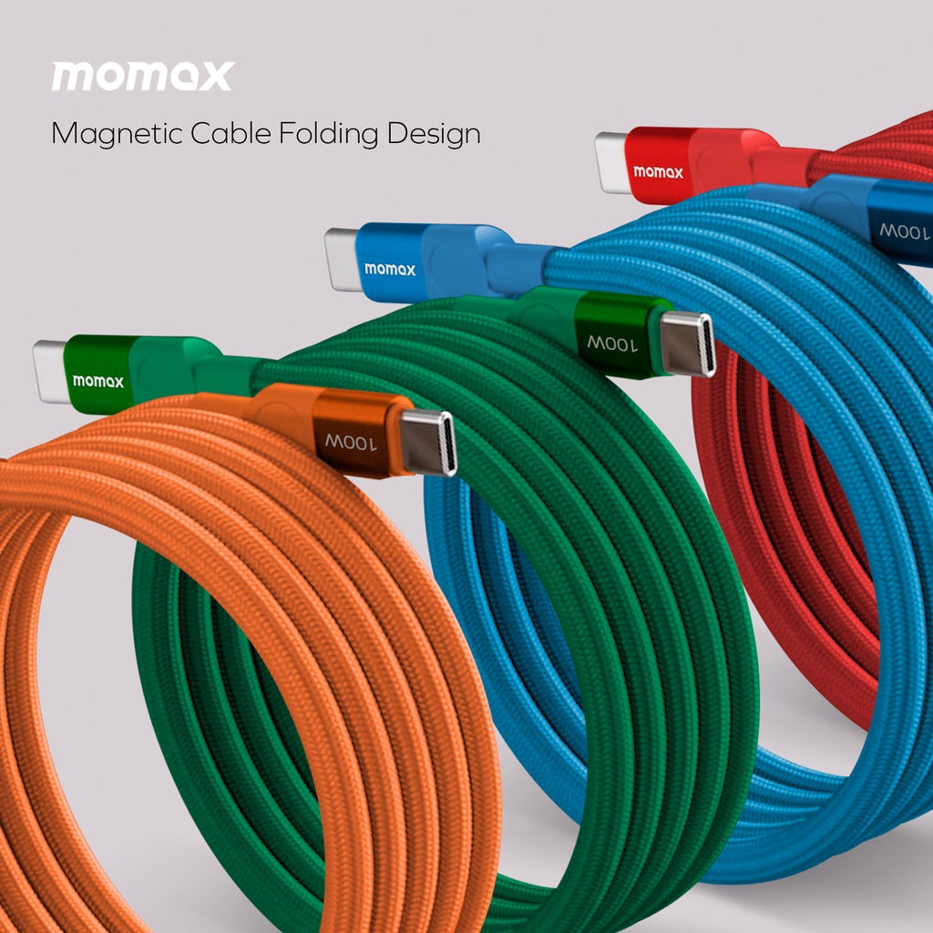 MOMAX MAG LINK 100W USB-C TO USB-C MAGNETIC CABLE 1M MOMAX MAG LINK 100W USB-C TO USB-C MAGNETIC CABLE 1M