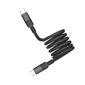 Momax Mag Link 100W USB- C to USB C Magnetic Cable 1m - Black - ALAMAT