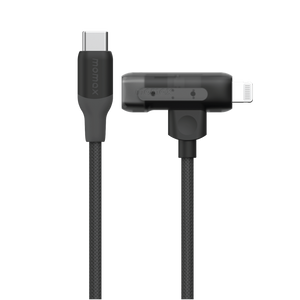 MOMAX 1-LINK FLOW DUO 2IN1 USB-C TO USB-C+LIGHTNING CABLE 1.5M - ALAMAT