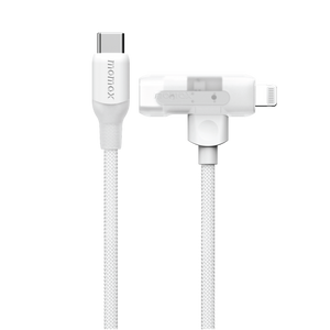 MOMAX 1-LINK FLOW DUO 2IN1 USB-C TO USB-C+LIGHTNING CABLE 1.5M - ALAMAT