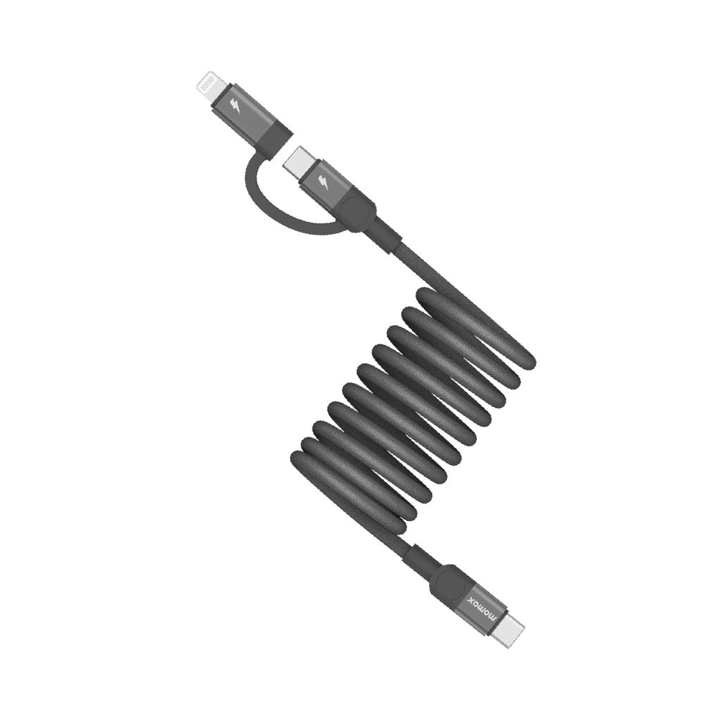 MOMAX MAG LINK USB-C TO C & LIGHTNING MAGNETIC CABLE 2M MOMAX MAG LINK USB-C TO C & LIGHTNING MAGNETIC CABLE 2M