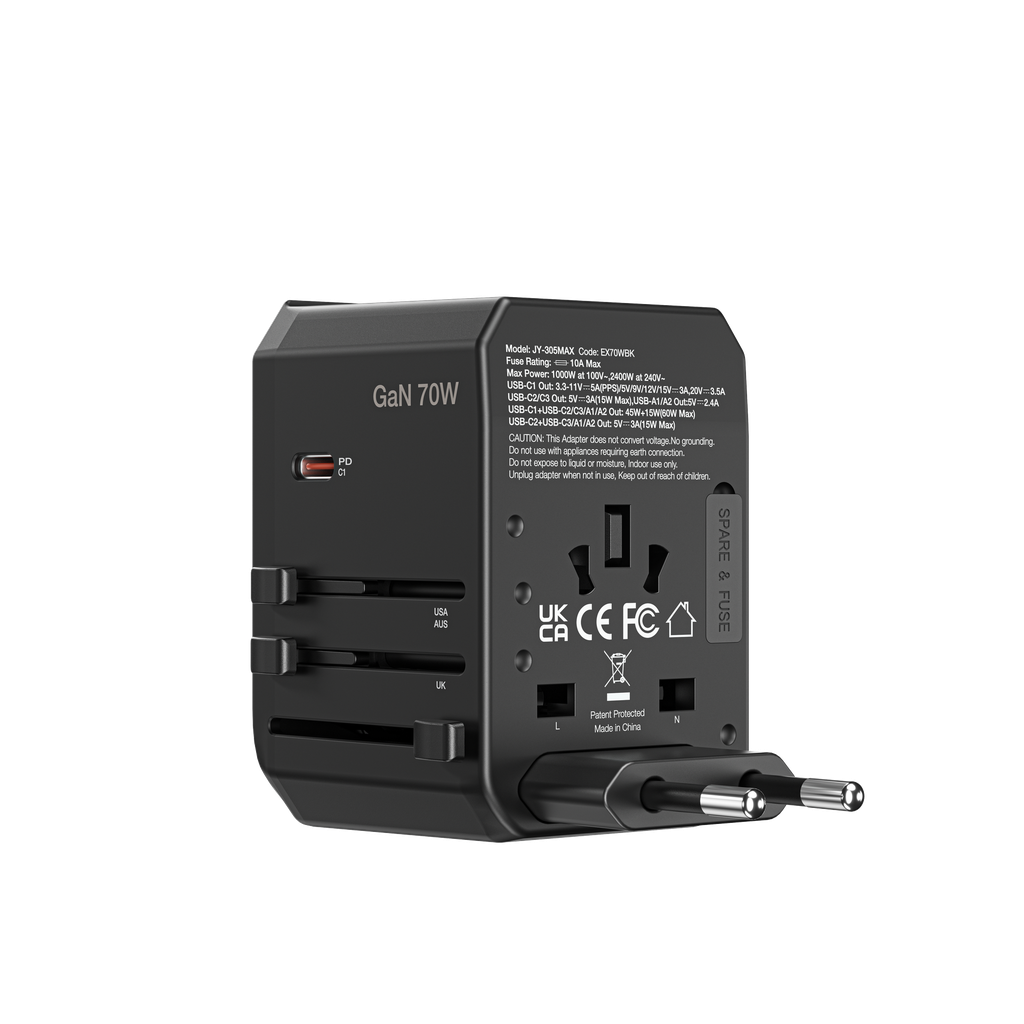 AMAZINGTHING EXPLORER PD 70W 5 PORTS 2A+3C TRAVEL CHARGER AMAZINGTHING EXPLORER PD 70W 5 PORTS 2A+3C TRAVEL CHARGER