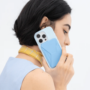 MOFT Movas Snap-On iPhone Stand & Wallet - Faded Jeans