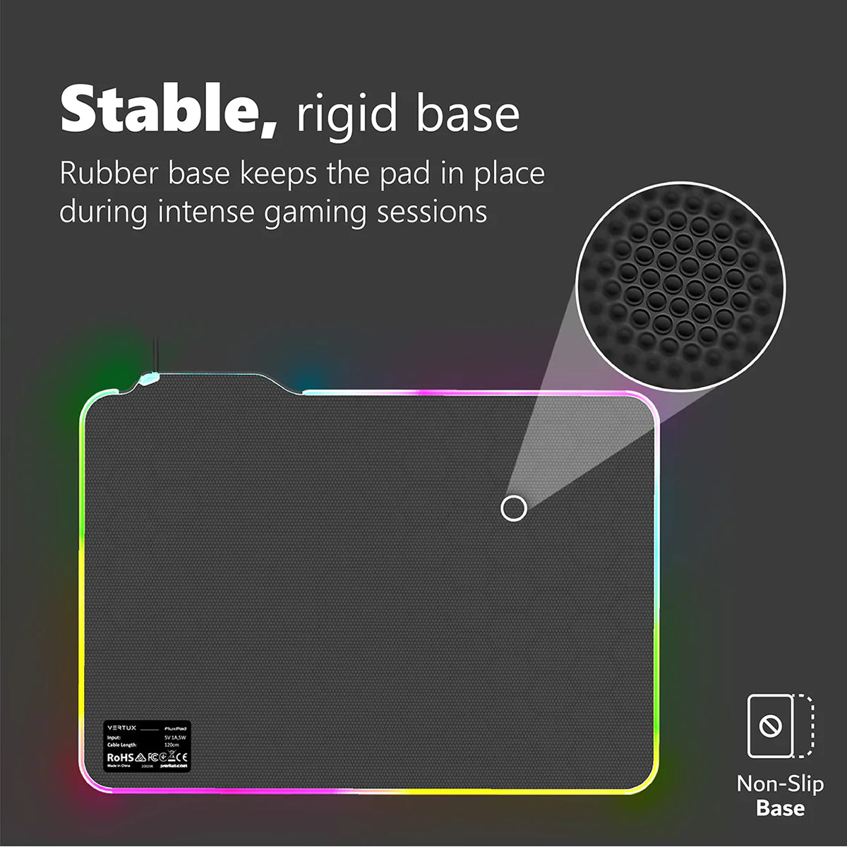 Vertux FluxPad Optimized Surface Pro-Gaming Mouse Pad Vertux FluxPad Optimized Surface Pro-Gaming Mouse Pad