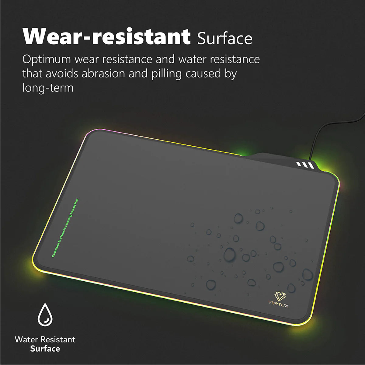 Vertux FluxPad Optimized Surface Pro-Gaming Mouse Pad Vertux FluxPad Optimized Surface Pro-Gaming Mouse Pad