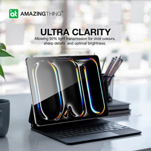 AMAZING THING IPAD 2.5D FULL COVER RADIX CLEAR GLASS FOR IPAD PRO 13 (M4)/ IPAD PRO 11 (M4)/ IPAD AIR 13 (M2)/ IPAD AIR 11 (M2) - 2024 - ALAMAT
