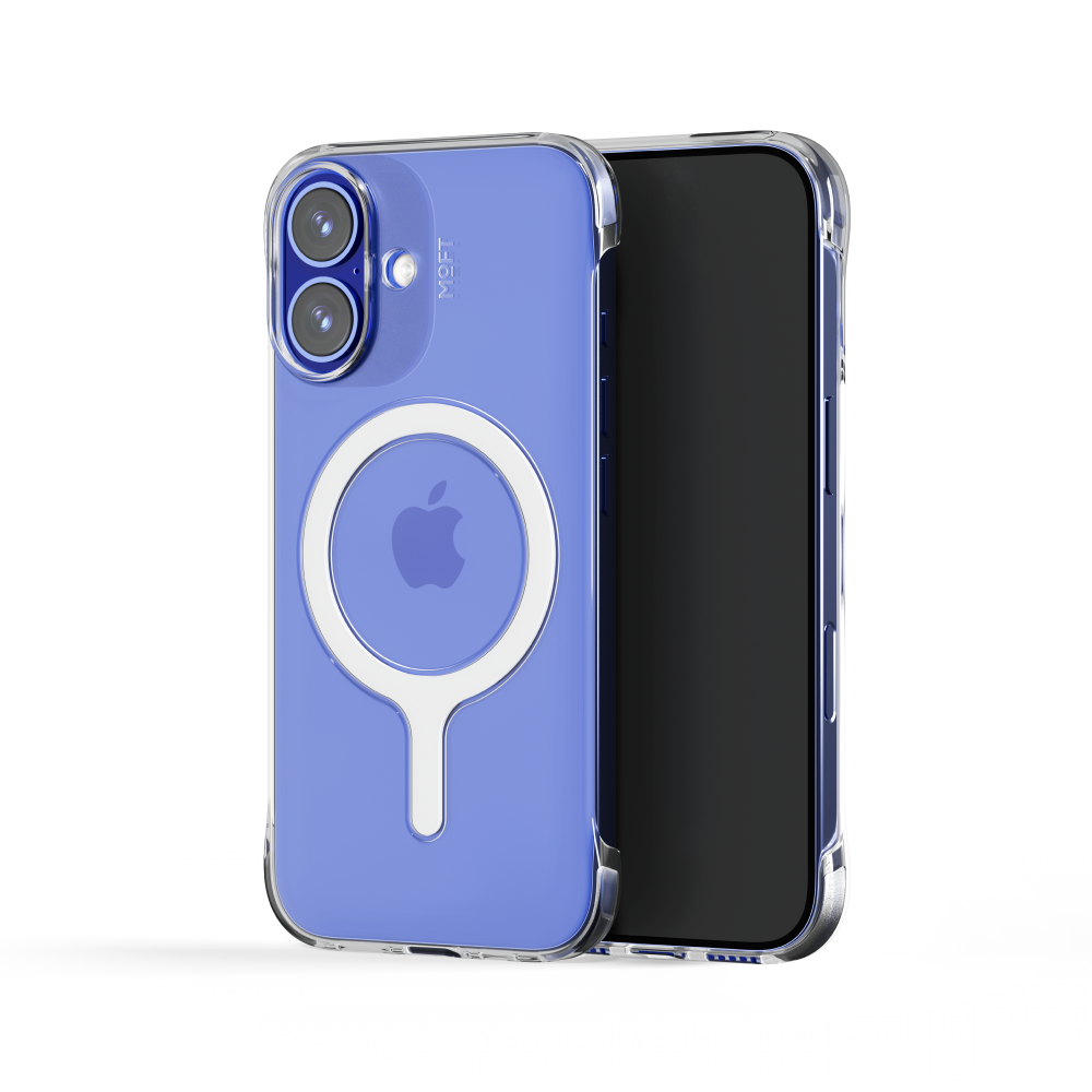 MOFT SNAP CLEAR CASE FOR IPHONE 16 - (LANYARD COMPATIBLE) MOFT SNAP CLEAR CASE FOR IPHONE 16 - (LANYARD COMPATIBLE)