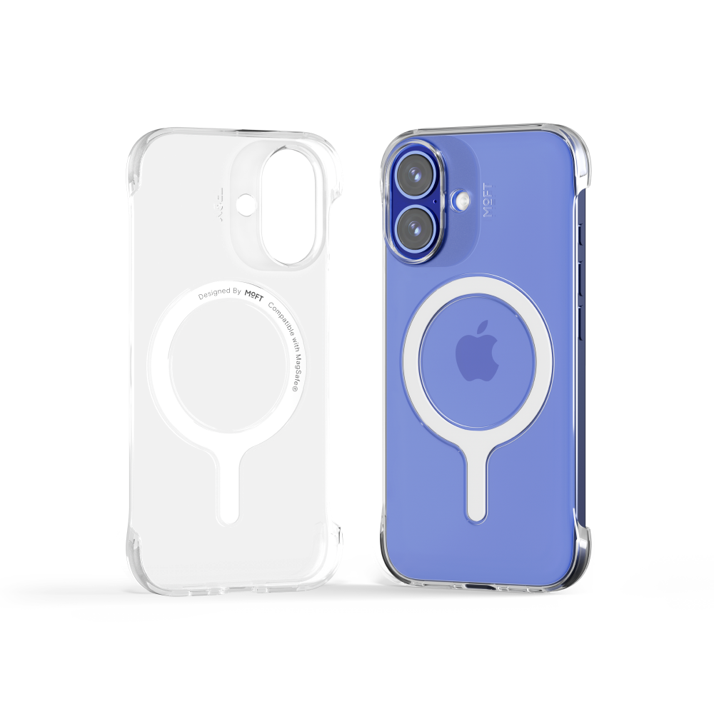 MOFT SNAP CLEAR CASE FOR IPHONE 16 - (LANYARD COMPATIBLE) MOFT SNAP CLEAR CASE FOR IPHONE 16 - (LANYARD COMPATIBLE)