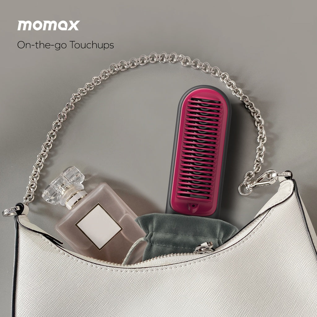 Momax Ultra Sleek Cordless Hair Straightener Brush Momax Ultra Sleek Cordless Hair Straightener Brush